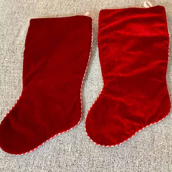 Christmas Tree Skirt 2 Christmas Stockings Gingerbread Man Accent - Picture 9 of 11